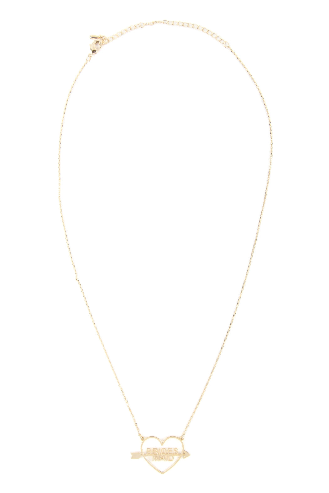 Bridesmaid Heart Necklace