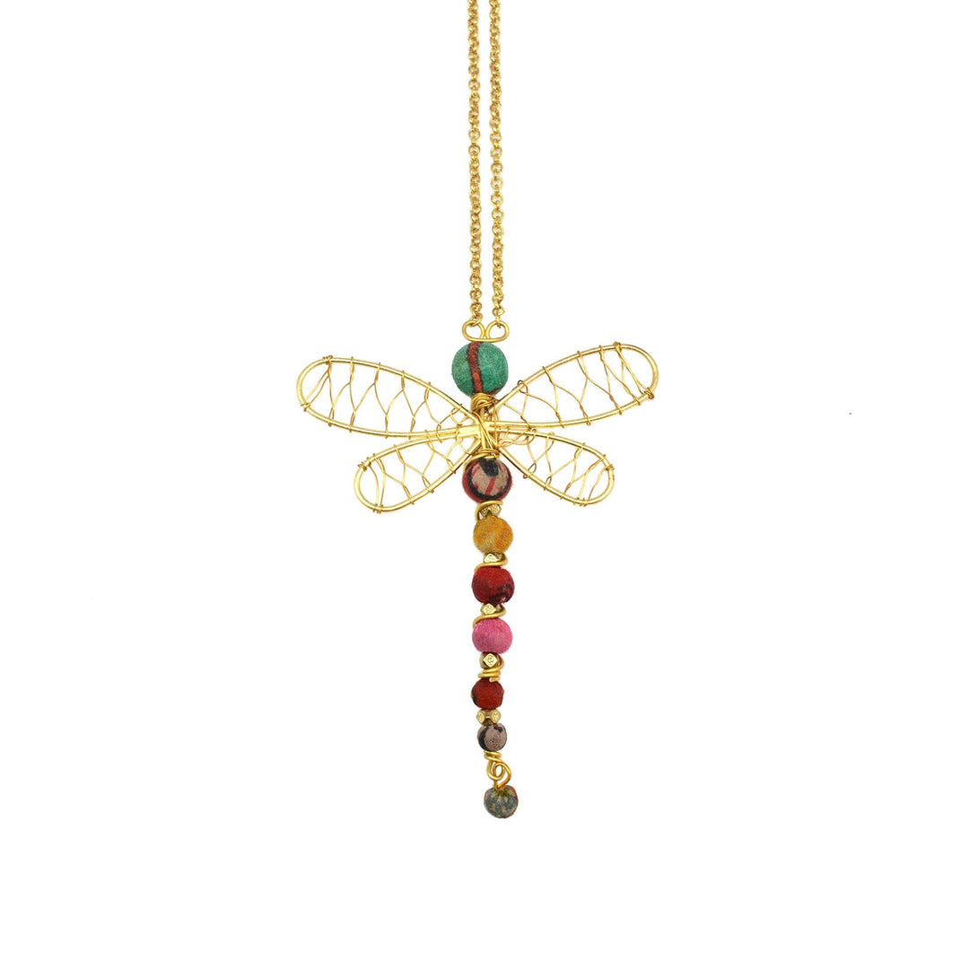 Aasha Dragon Fly Necklace