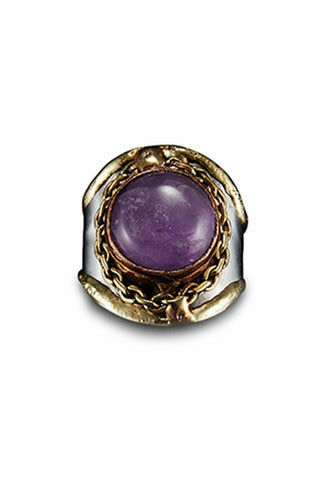 Anju Round Stone Ring
