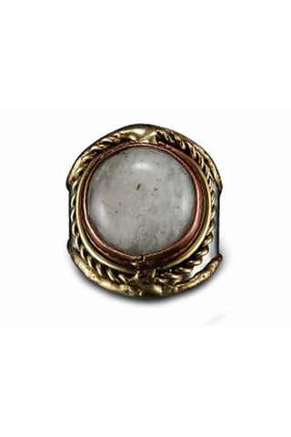 Anju Round Stone Ring