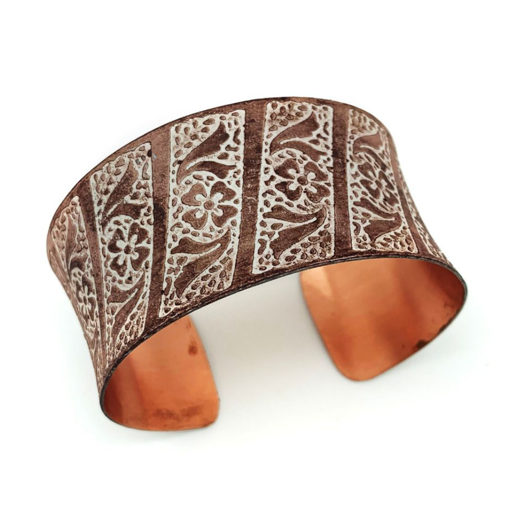 Anju Copper Patina Cuffs