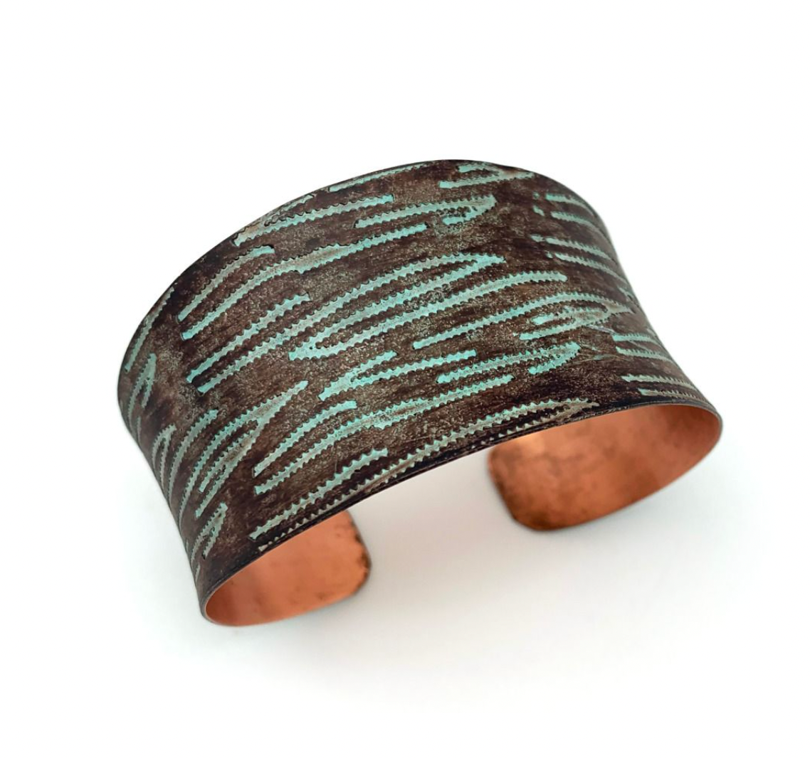 Anju Copper Patina Cuffs