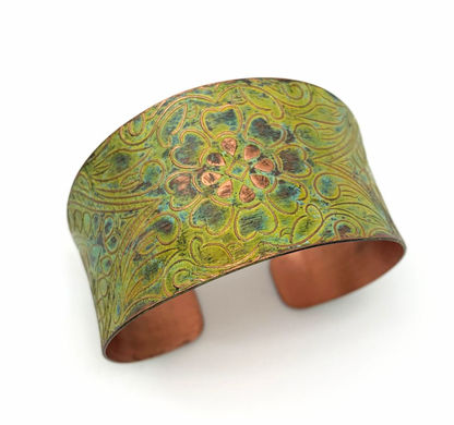 Anju Copper Patina Cuffs