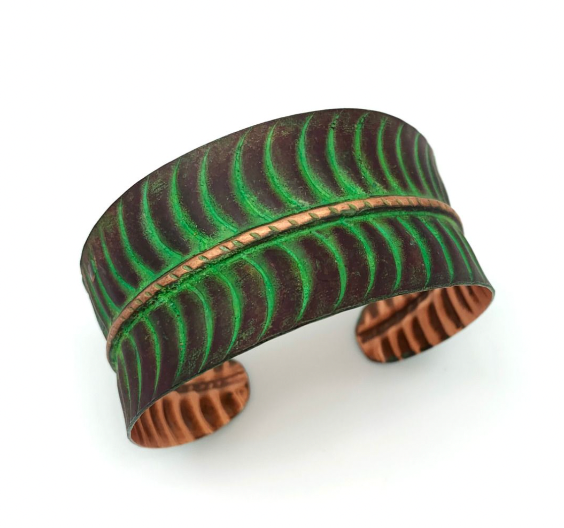 Anju Copper Patina Cuffs