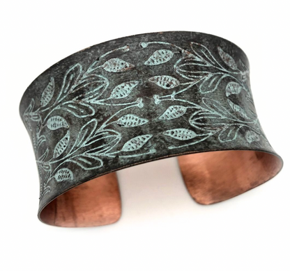Anju Copper Patina Cuffs