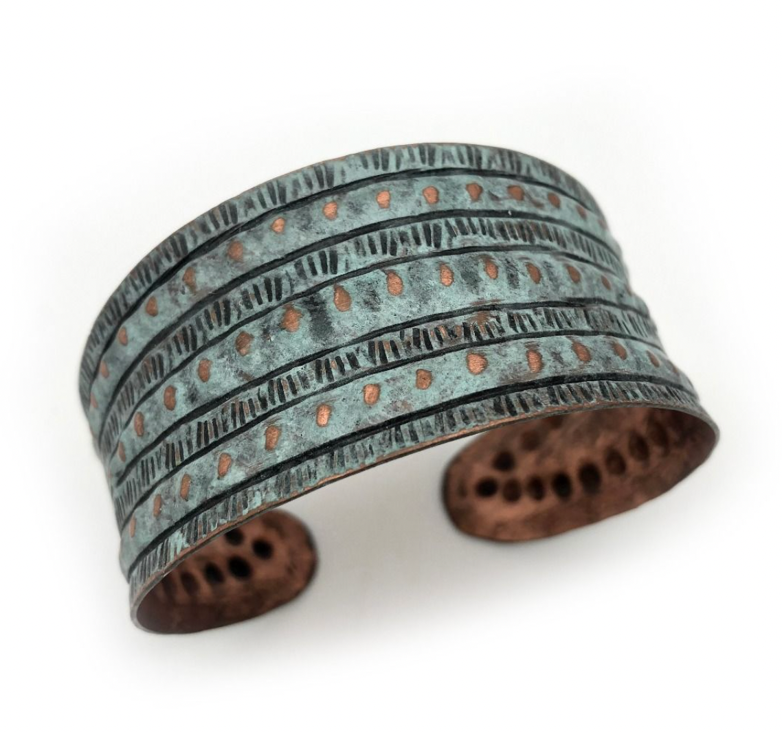 Anju Copper Patina Cuffs