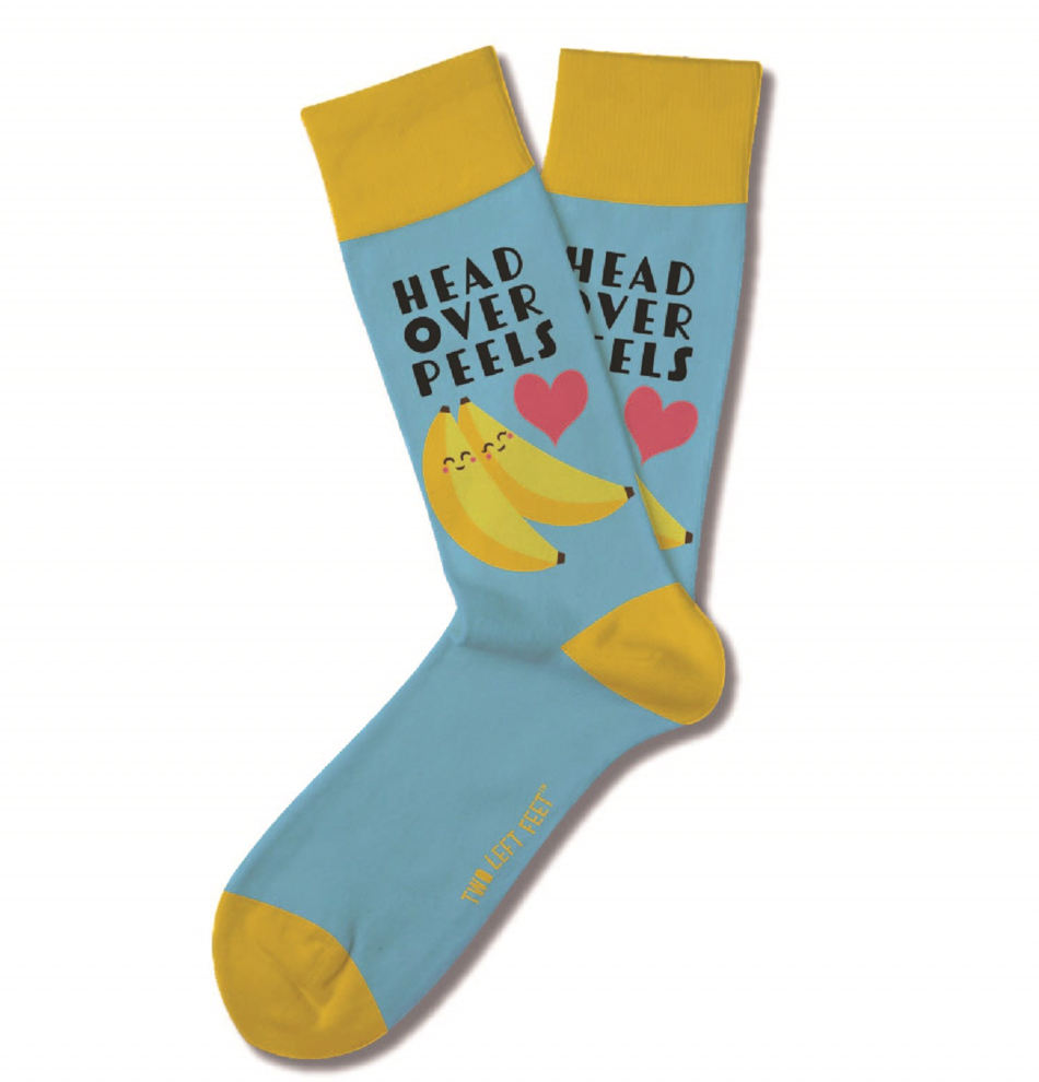 'Head Over Peels' Everyday Socks