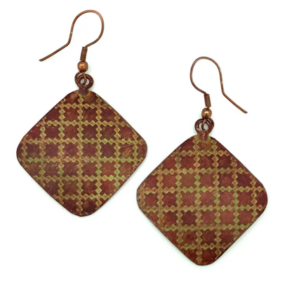 Anju New Copper Patina Earrings