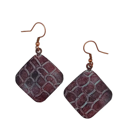 Anju New Copper Patina Earrings