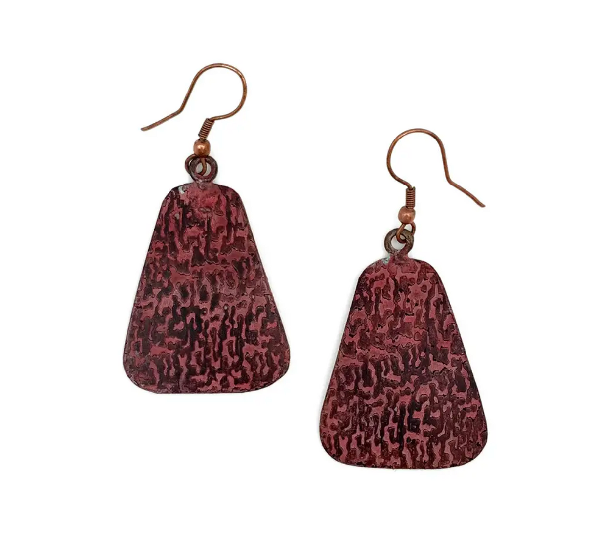 Anju New Copper Patina Earrings