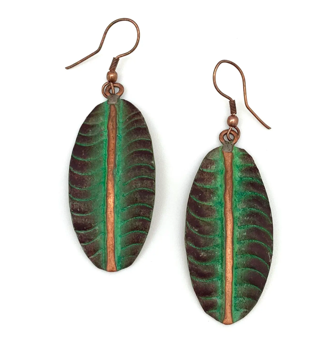 Anju New Copper Patina Earrings