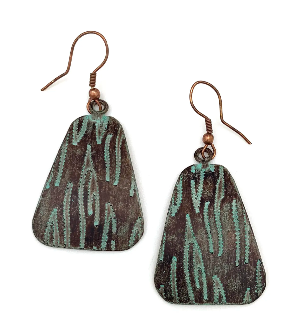 Anju New Copper Patina Earrings