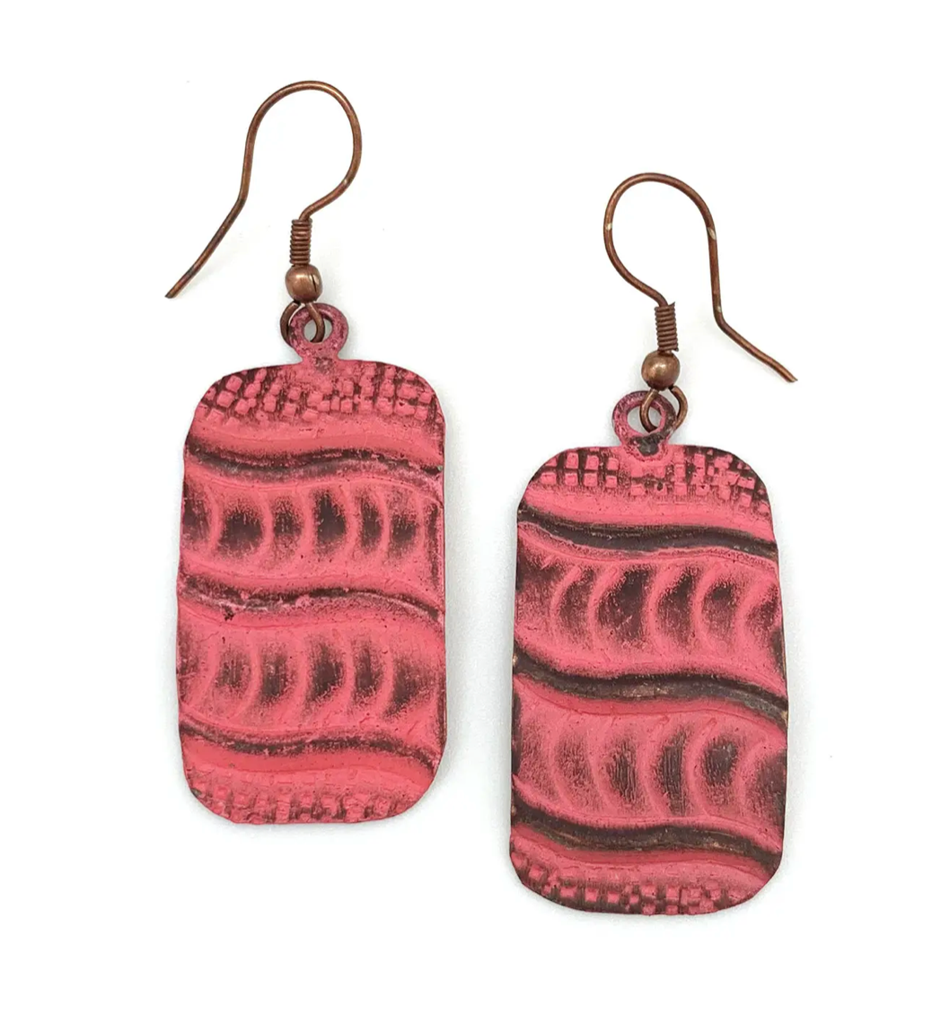 Anju New Copper Patina Earrings