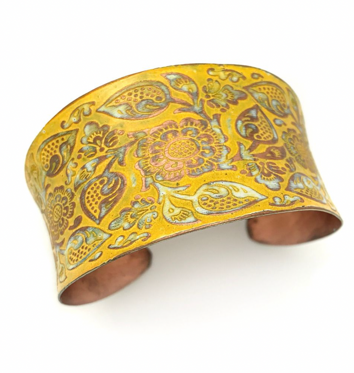Anju Copper Patina Cuffs