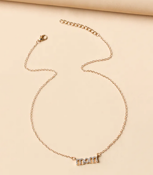 'MOM' Necklace