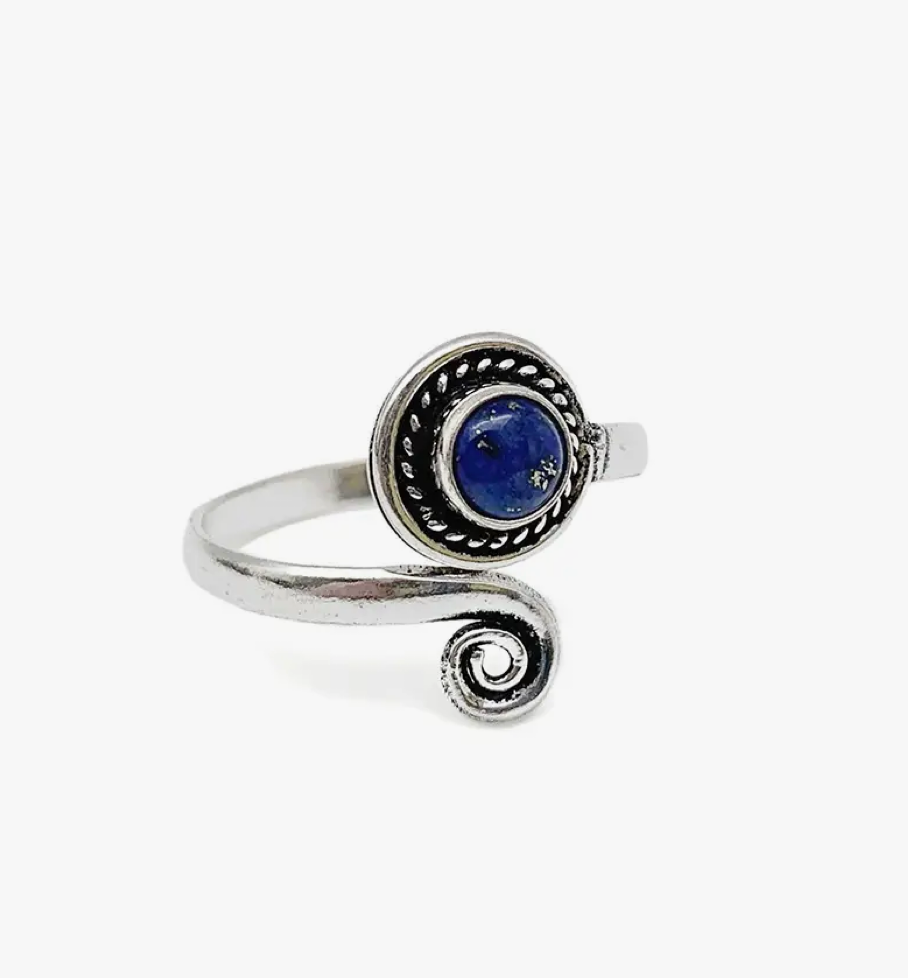 Dainty Gemstone Ring - Silver