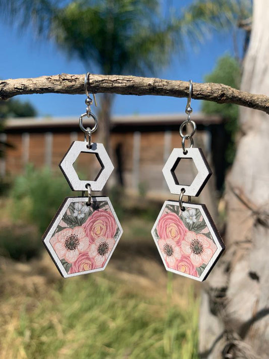 Green Tree Jewelry - Botanical Hexagon