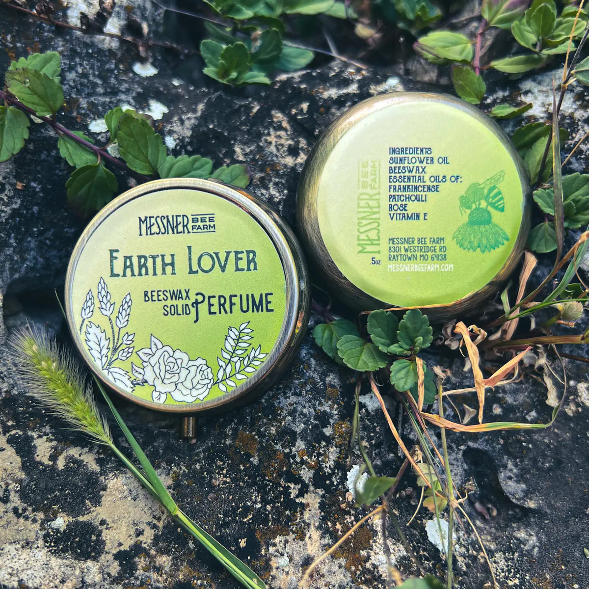 Handmade Solid Perfume With Flower or Bead