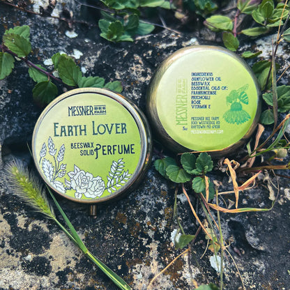 Handmade Solid Perfume With Flower or Bead