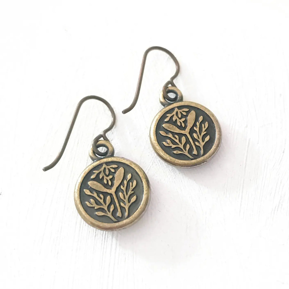 Seed & Sky Red Winged Blackbird Earrings