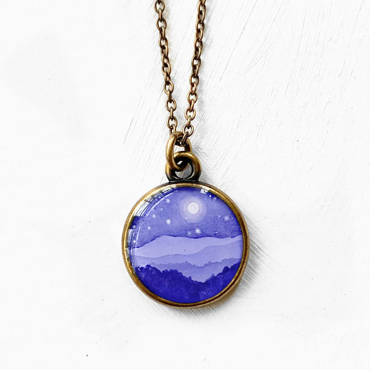 Seed & Sky 'Mountains At Night' Necklace