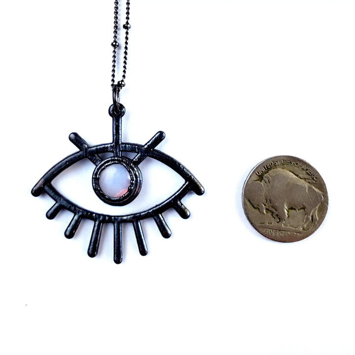 All Seeing Eye Necklace - Opalite