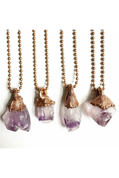 Merging Metals Ball Chain Necklace