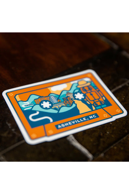 Asheville Tape Sticker