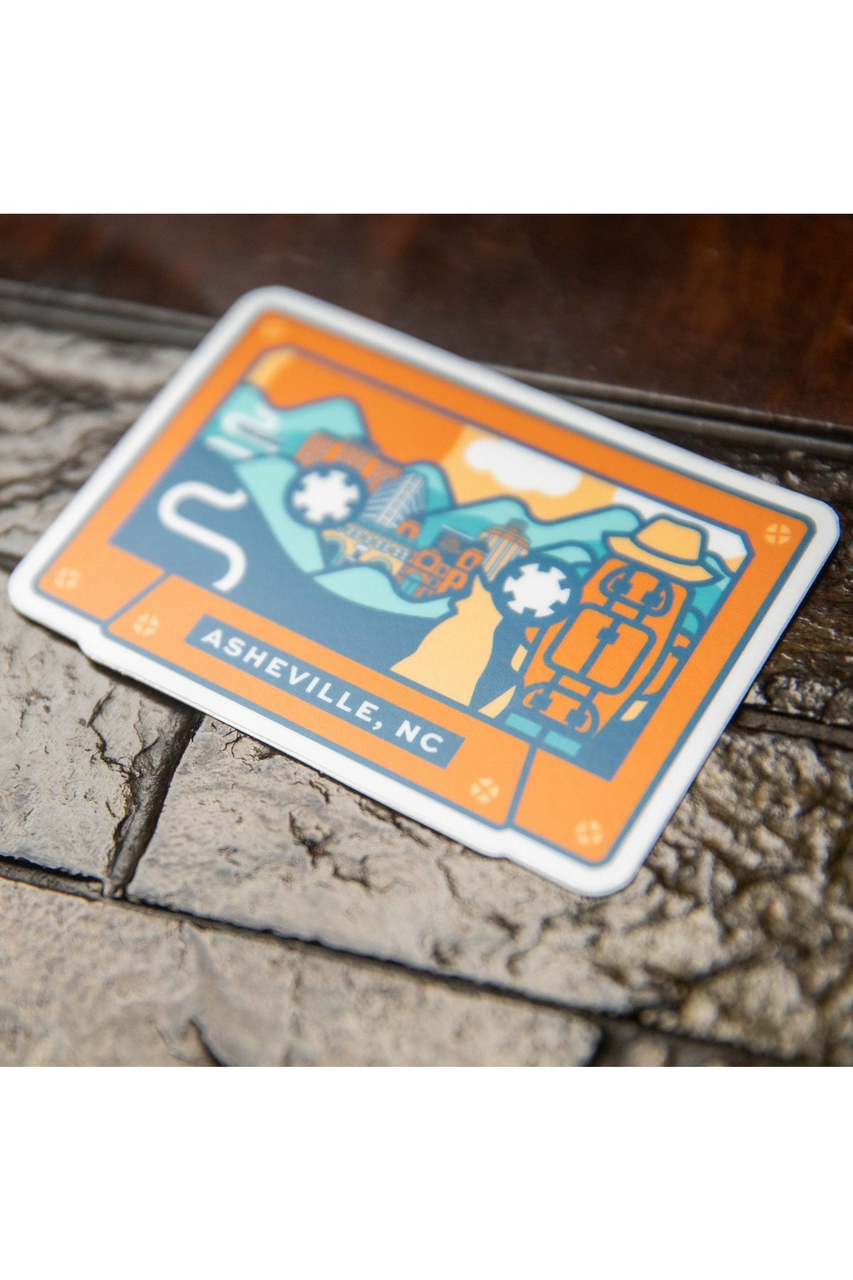 Asheville Tape Sticker