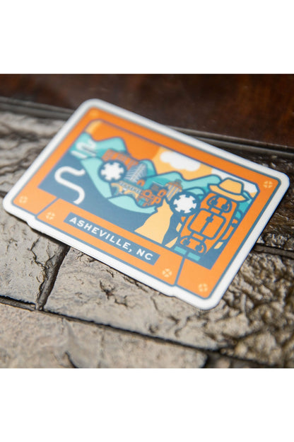 Asheville Tape Sticker