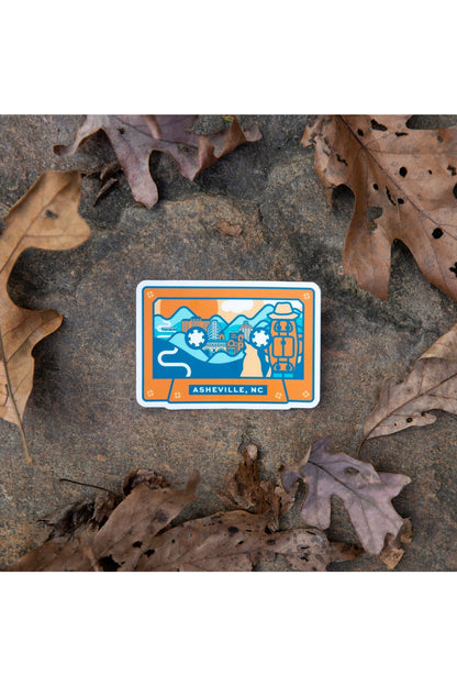 Asheville Tape Sticker