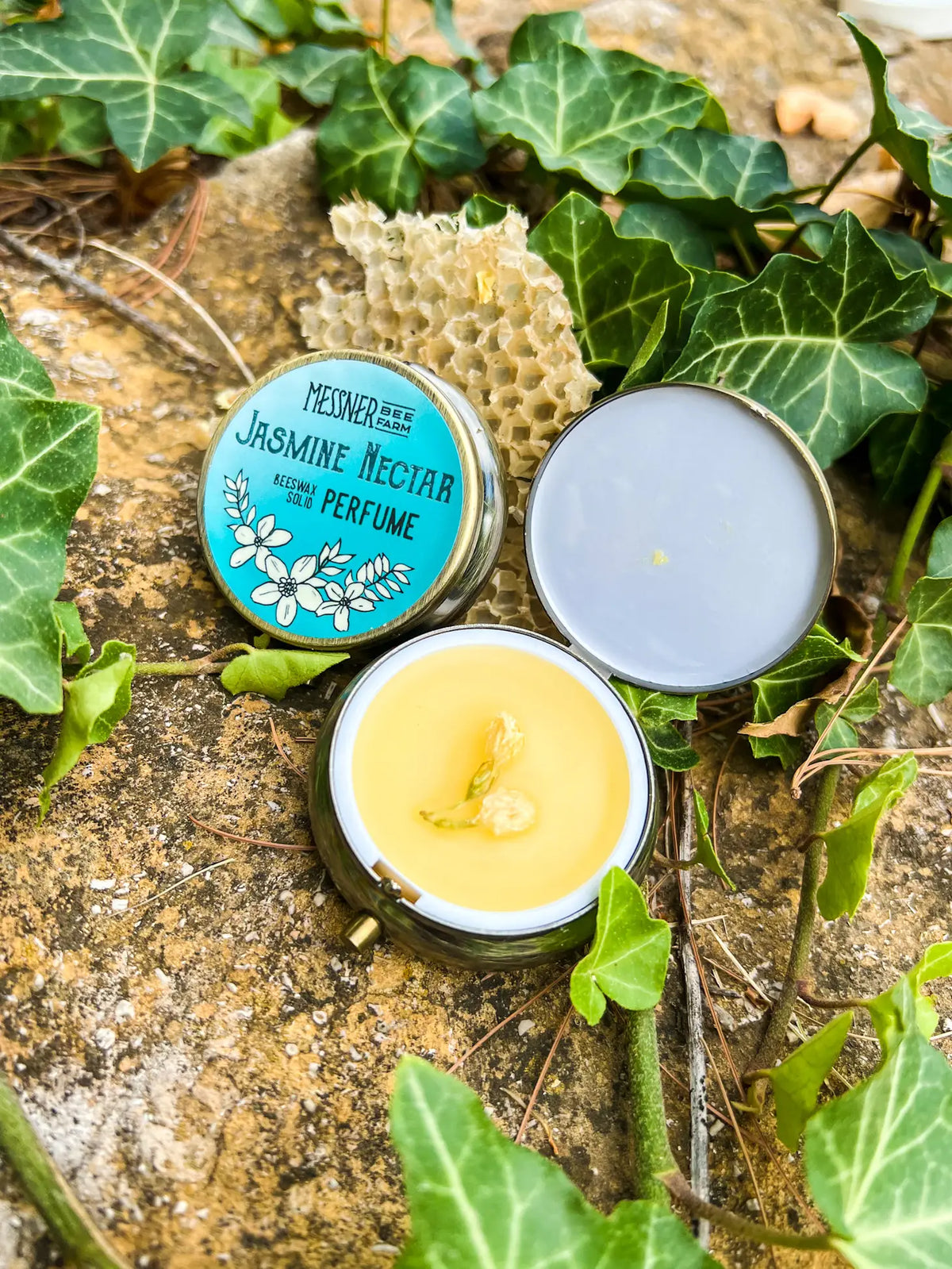 Handmade Solid Perfume With Flower or Bead