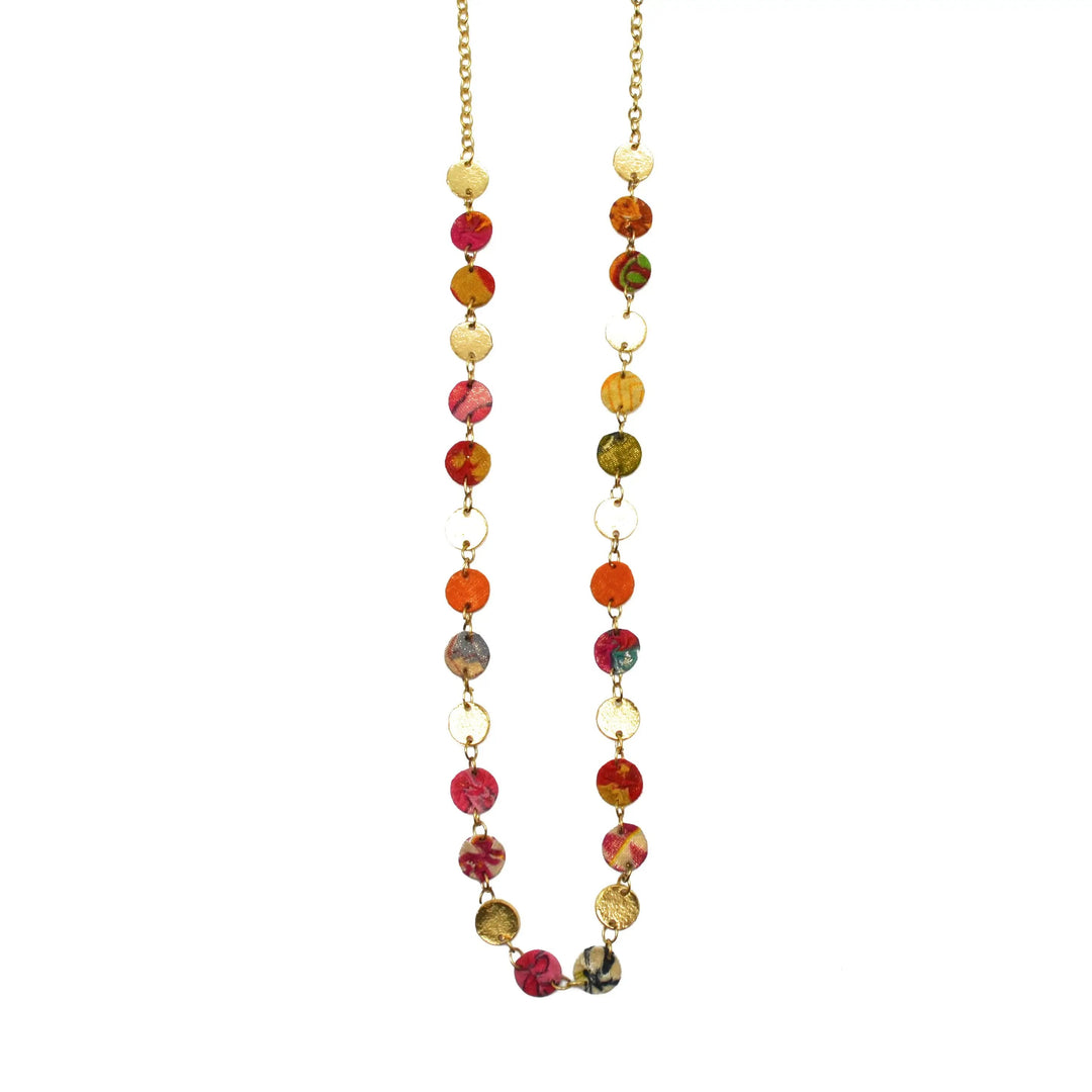 Aasha Coin Beads Necklace