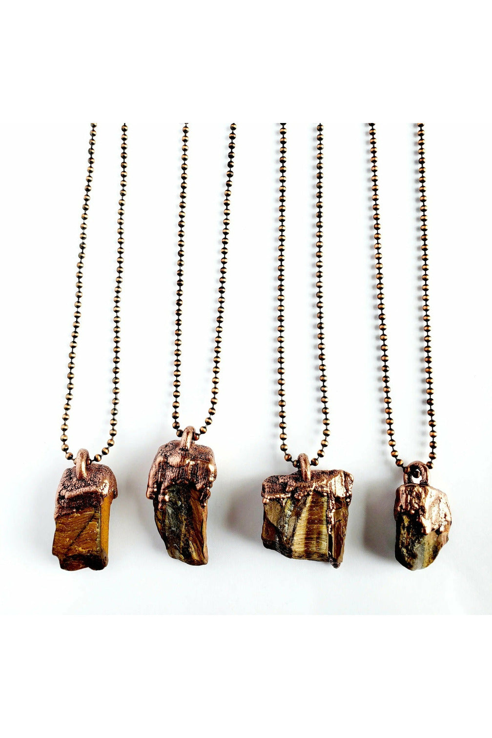 Merging Metals Ball Chain Necklace