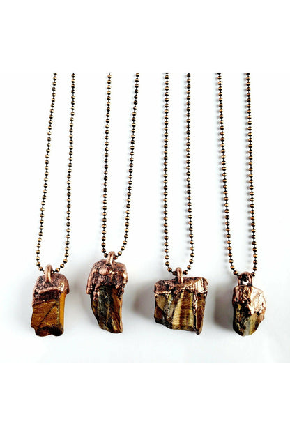 Merging Metals Ball Chain Necklace
