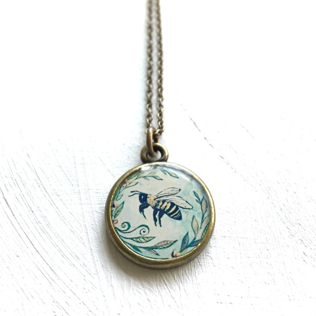 Seed & Sky Bee Necklace