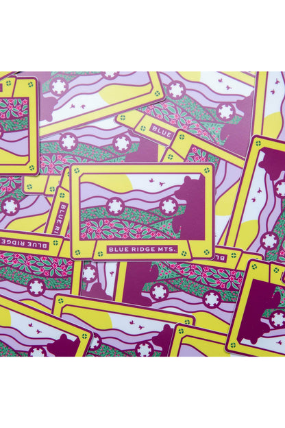 Blue Ridge Tape Sticker