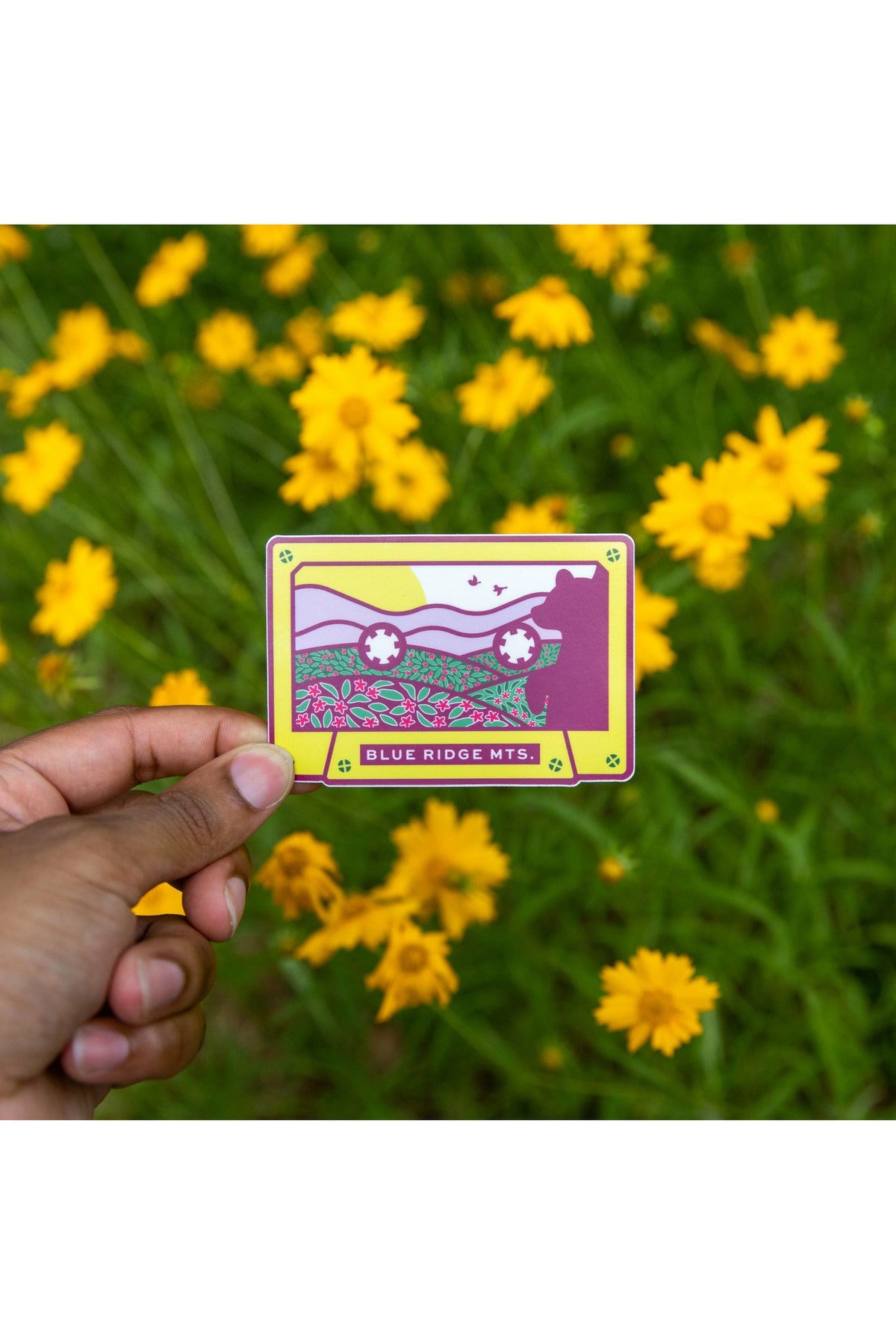 Blue Ridge Tape Sticker