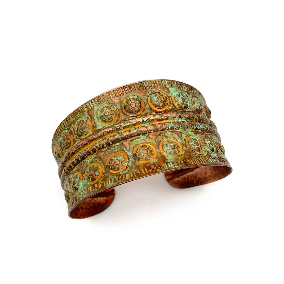 Anju Copper Patina Cuffs