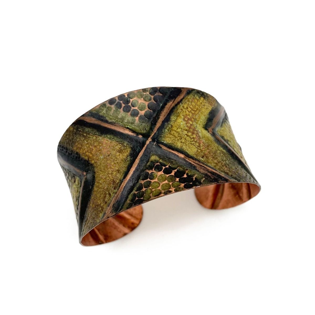 Anju Copper Patina Cuffs