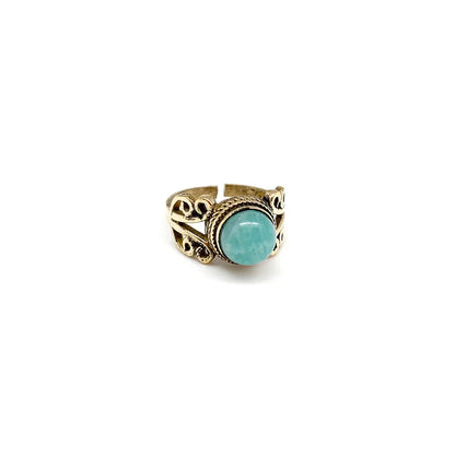 Dainty Gemstone Ring - Gold