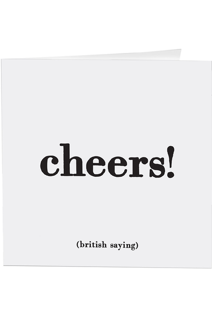 Quotable Greeting Card - B&W