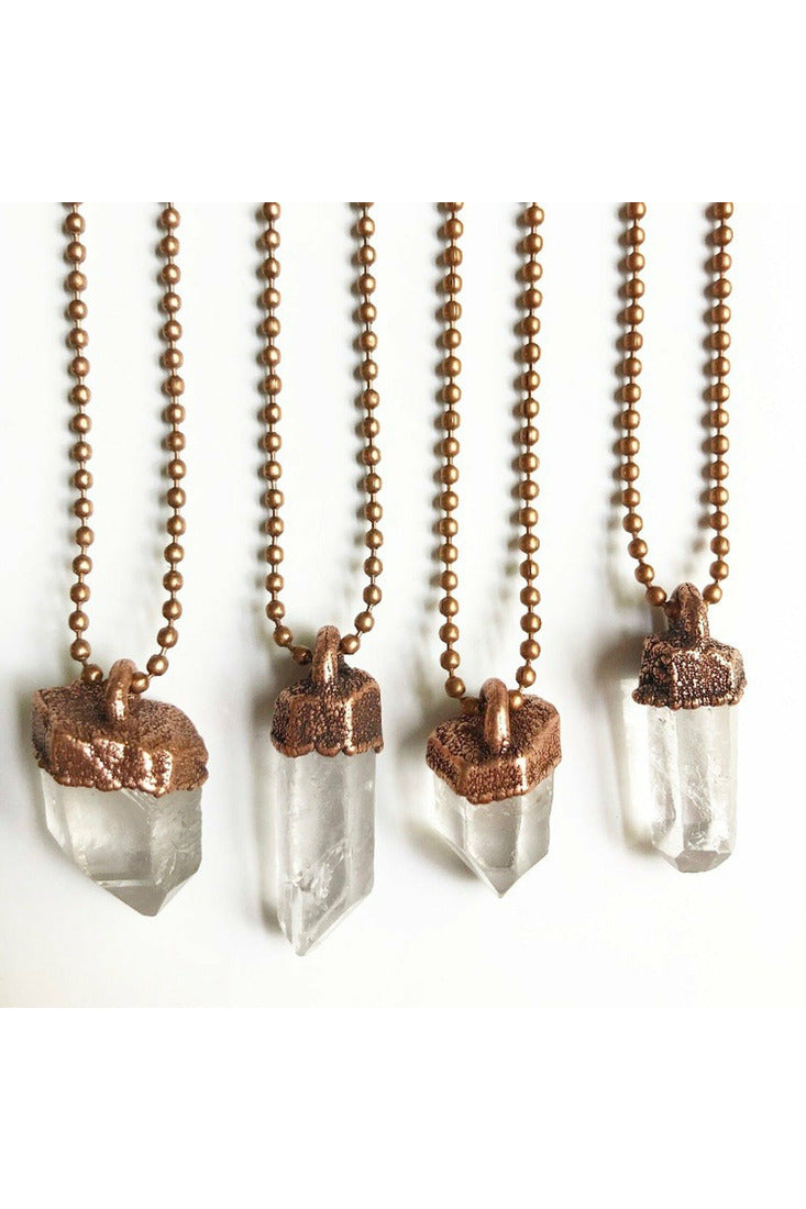 Merging Metals Ball Chain Necklace
