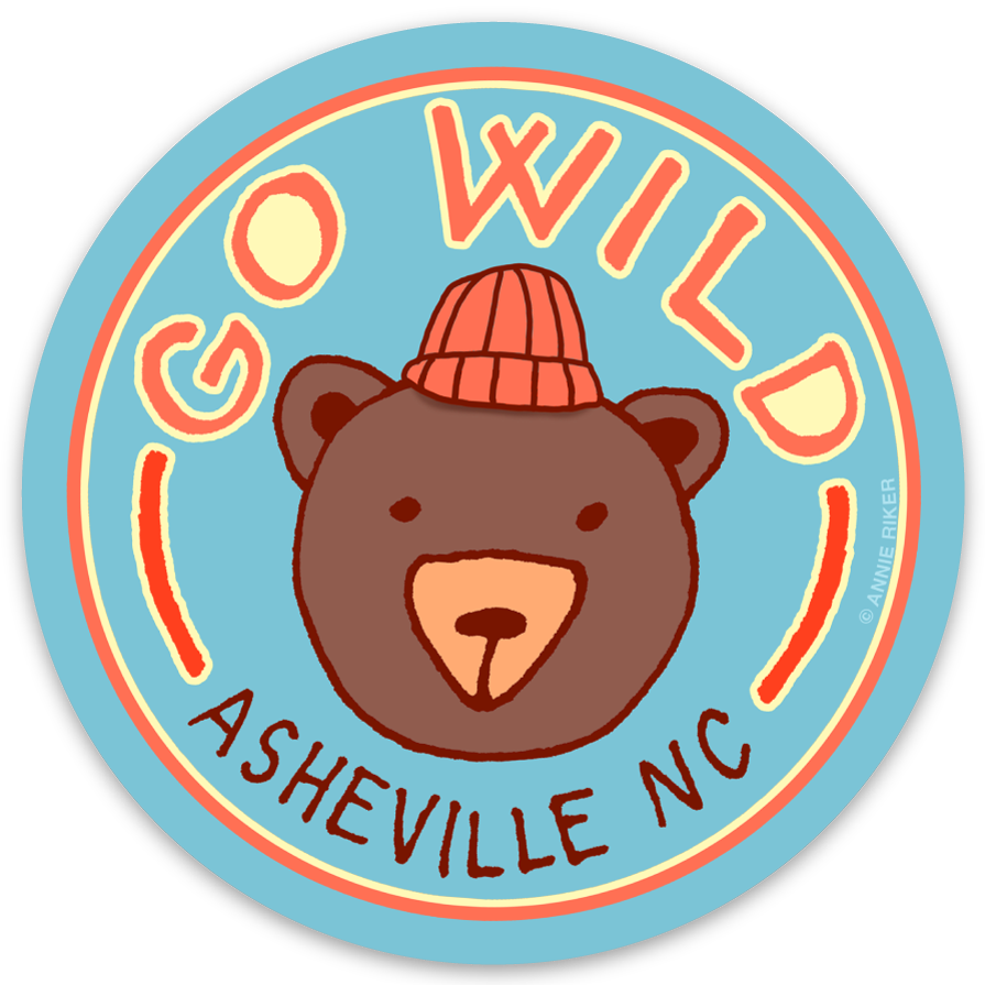 Asheville Go Wild Magnet