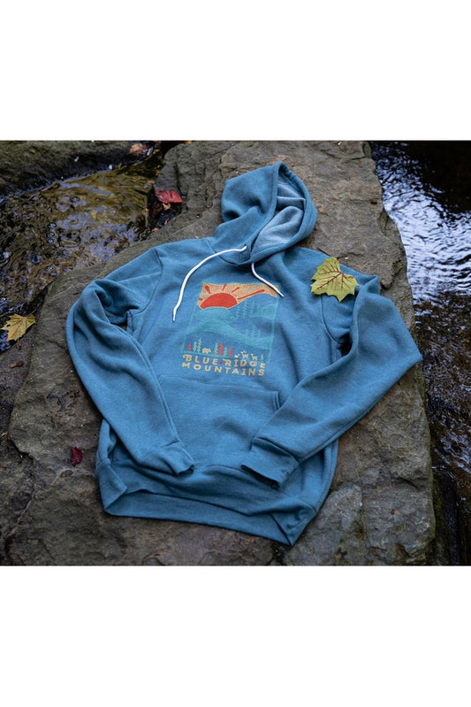A Day In The Blue Ridge Mountains Hoodie - Slate