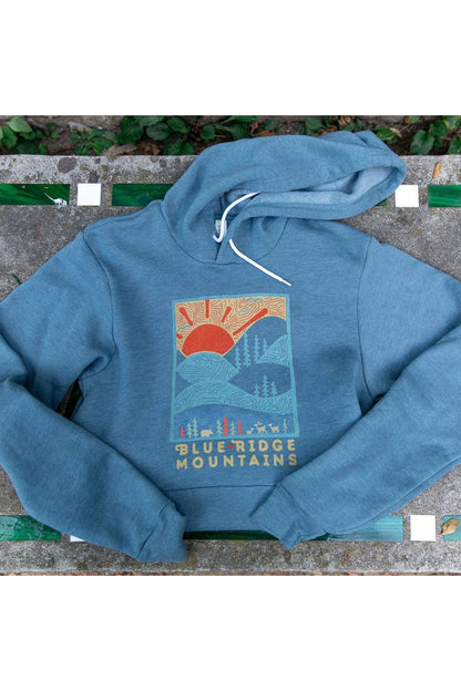 A Day In The Blue Ridge Mountains Hoodie - Slate