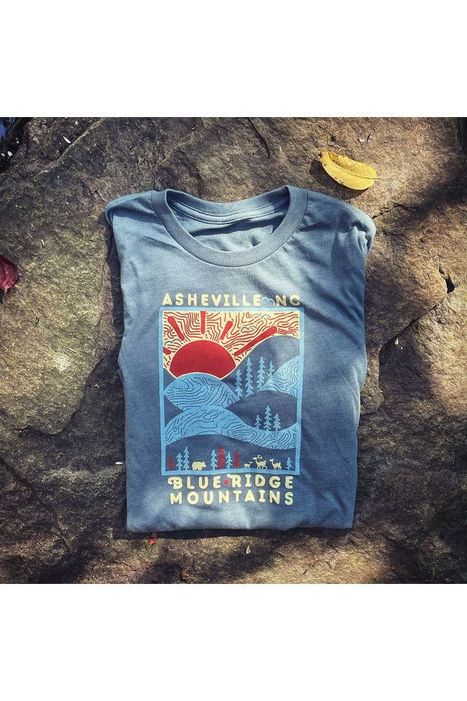 'A Day In The Blue Ridge Mountains' L/S Top