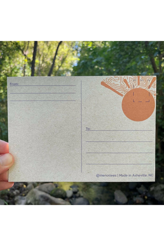 Blue Ridge Mountains 'Day' Large Postcard