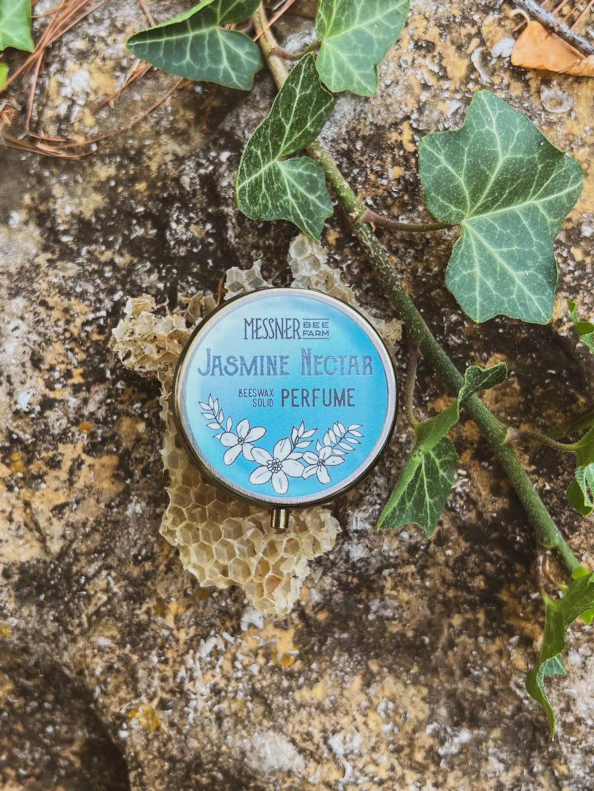 Handmade Solid Perfume With Flower or Bead