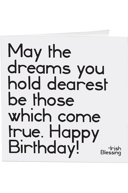 Quotable Greeting Card - B&W